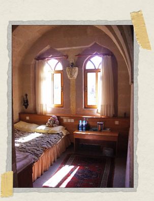 'Our room at the GÃ¶reme Walnut House, with the most comfortable bed in the world