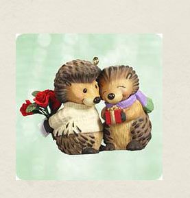 'Our first Christmas ornament together