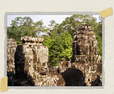 'The mighty stone faces of Bayon