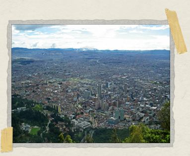 'The view from the top of Monserrate