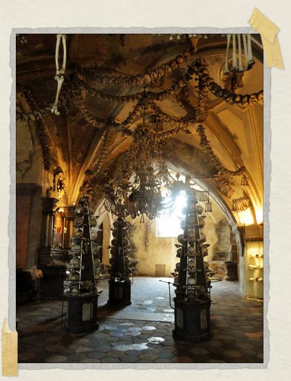 'The amazing sculptures of bone in KutnÃ¡ Hora