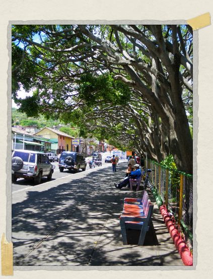 'Nicaragua has heat, but there's always shade to be found somewhere, like Parque Ruben Dario in Matagalpa