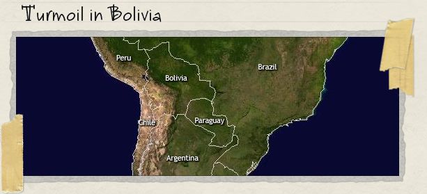 Turmoil in Bolivia