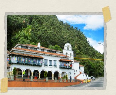 'Almost like a Swiss chalet, the ticket office at the foot of Monserrate looks quite inviting