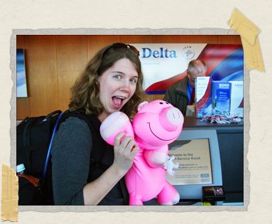 'At the beginning of our trip, SeÃ±or Pig was radiant and clean