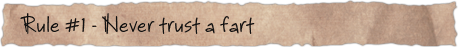 Rule #1 – Never trust a fart