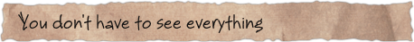 You don