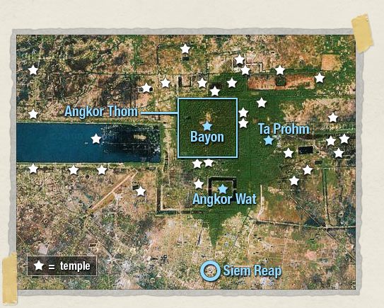 'The many temples of Angkor