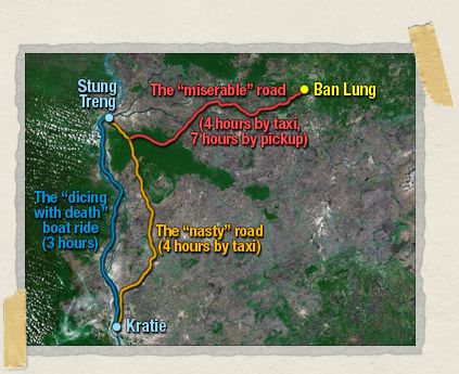 'The road from Stung Treng is the problem with getting to Ban Lung