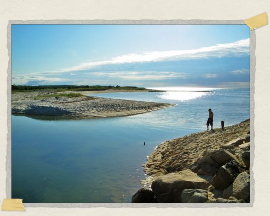 'This young boy had the whole beach to himself, how neat!