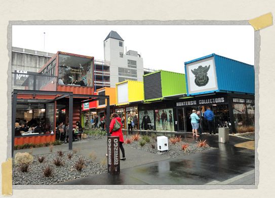 'At Cashel Mall, shipping containers have been turned into something very special
