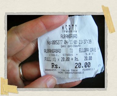 'Tim took this hand in marriage mere days before this photo was taken. It was not holding the bus ticket at the time.