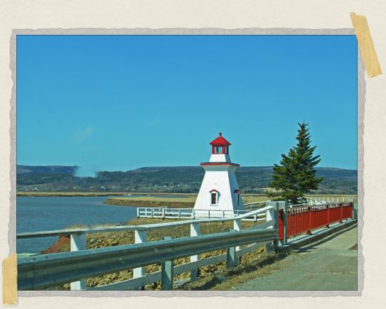 'There's loads of farmland around the Bay of Fundy...and, of course, water too!
