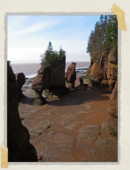 '...because you can so clearly understand how much the tide changes when you've seen the rocks in both high and low tides!