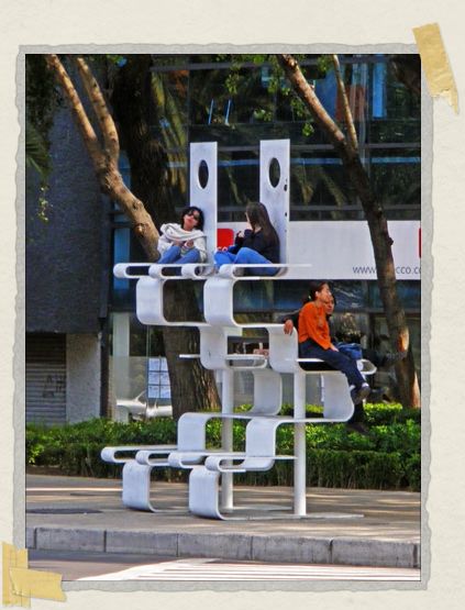 'This bench is for the daredevils among us