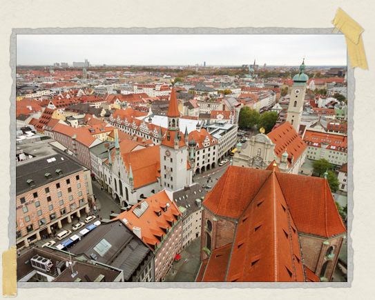 'We couldn't get enough of the view from the top of St. Peter's Church, it was absolutely stunning even with the cloudy skies