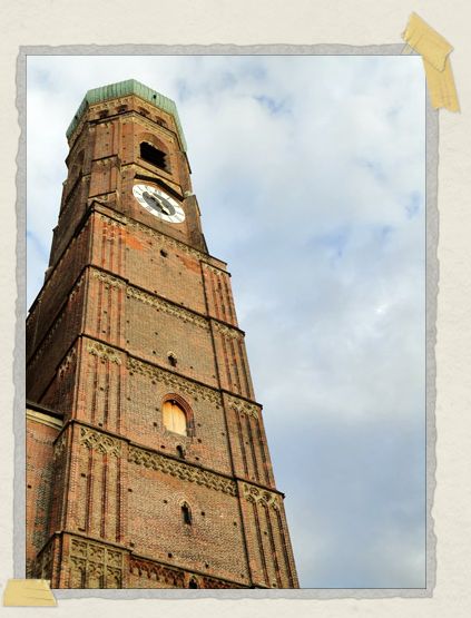 'One of the bell towers of Frauenkirche