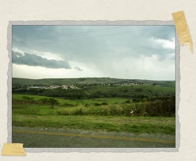 'The road to Elliotdale. Note the ominous clouds.