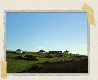 'The picturesque rondavels of Nqileni