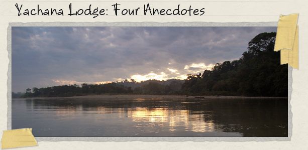 Yachana Lodge: Four Anecdotes